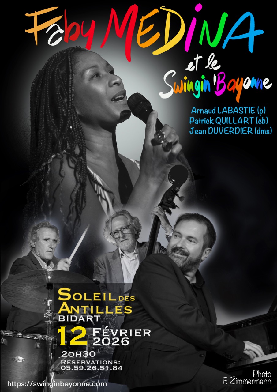 Concert au Soleil des Antilles - Faby Médina et le Swingin' Bayonne