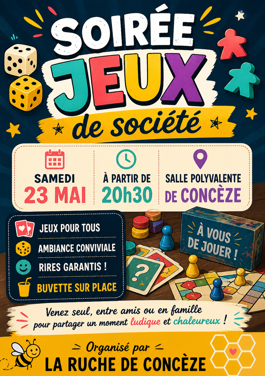 Soirée Jeux de société — visuel événement