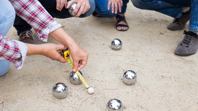 Concours de pétanque en doublette