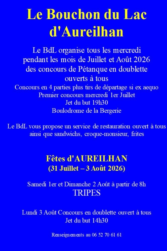 Concours de Pétanque — visuel événement