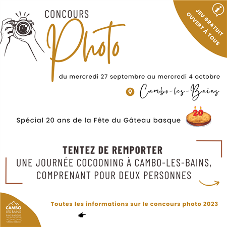 Concours Photo Spécial Fête du Gâteau Basque Concours Photo Spécial Fête du Gâteau Basque