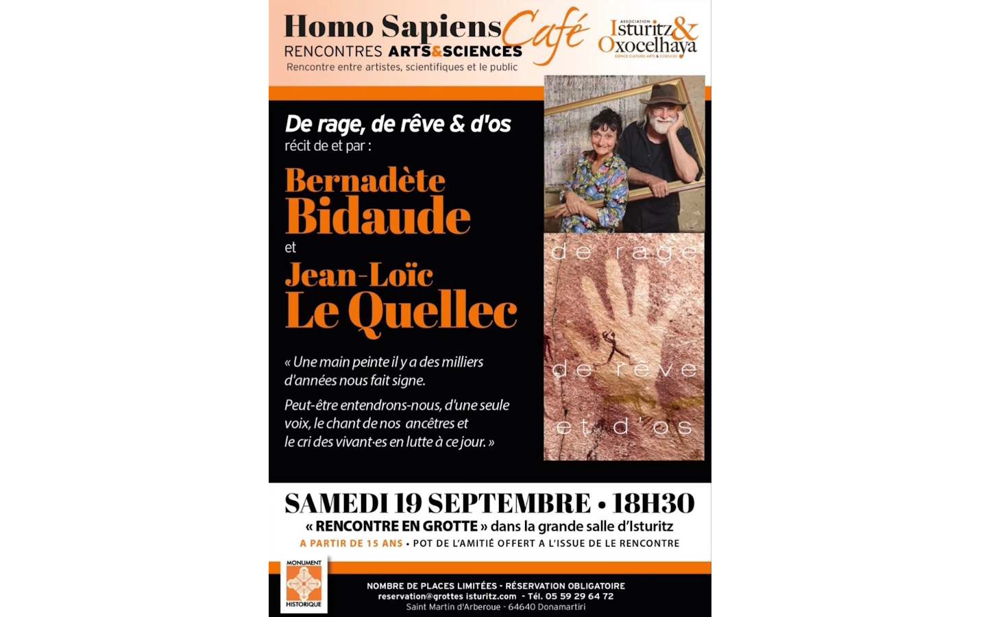 Journées Européennes du Patrimoine : Homo sapiens café