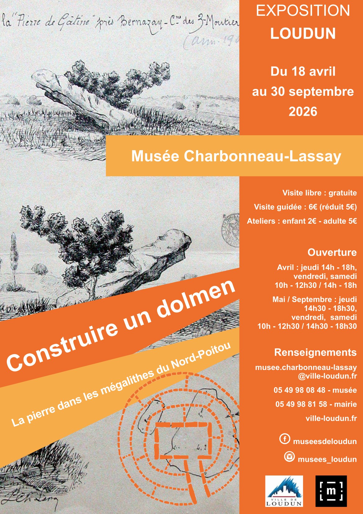 Construire un dolmen - La Pierre dans les mégalithes du Nord Poitou, Loudun - photo 2