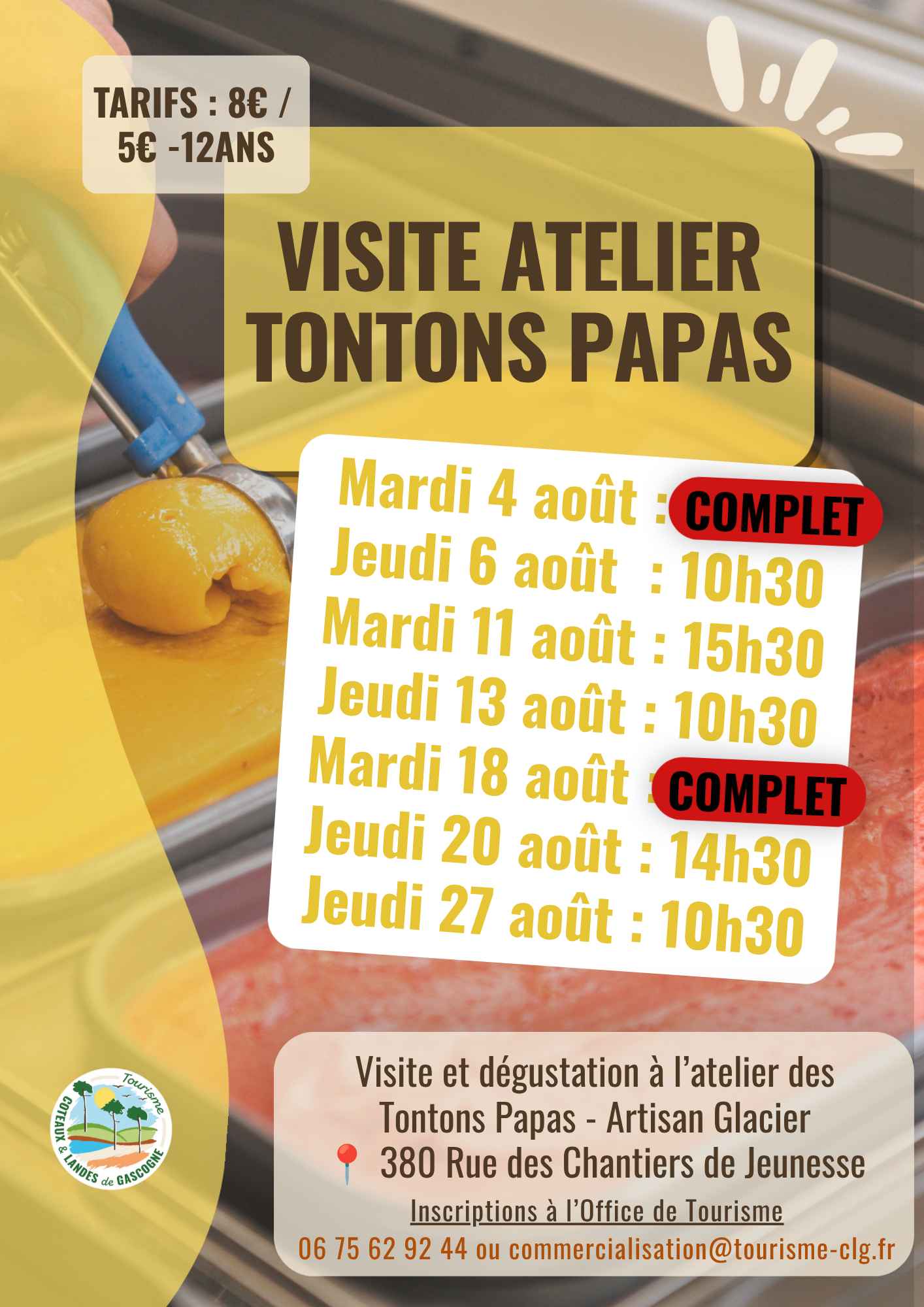 Visite de l'atelier des Tontons Papas