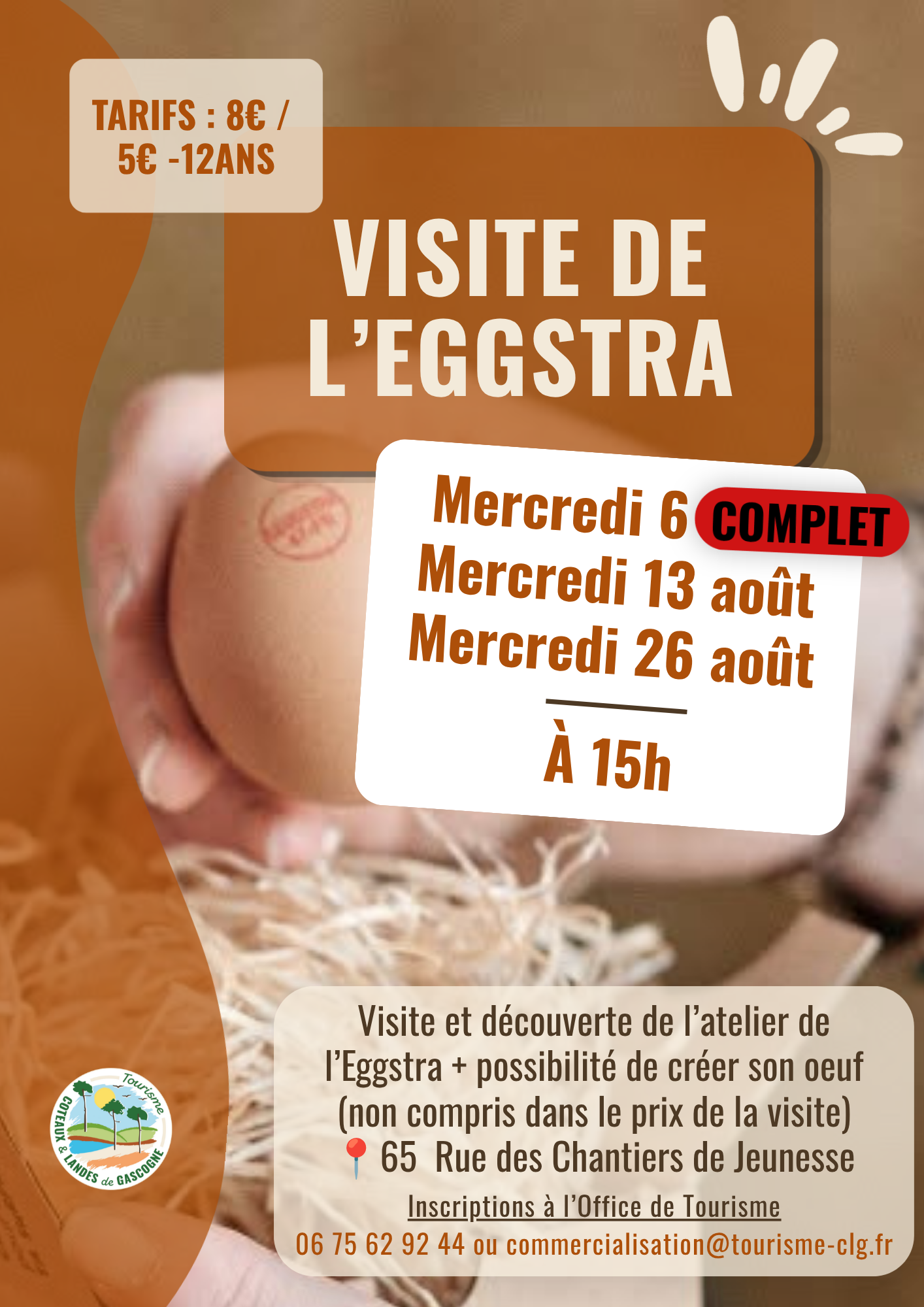 Visite de l'Eggstra - COMPLET