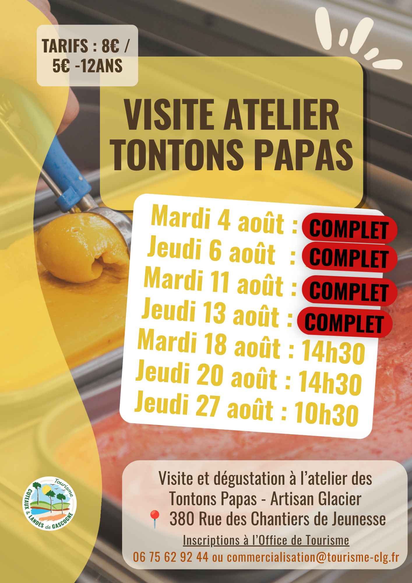 Visite de l'atelier des Tontons Papas