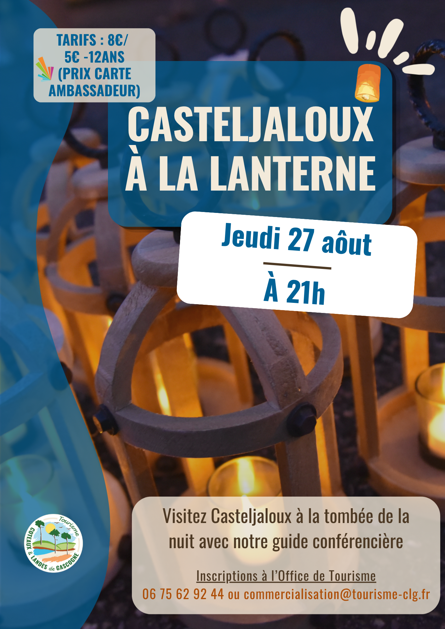 Visite de Casteljaloux à la lanterne