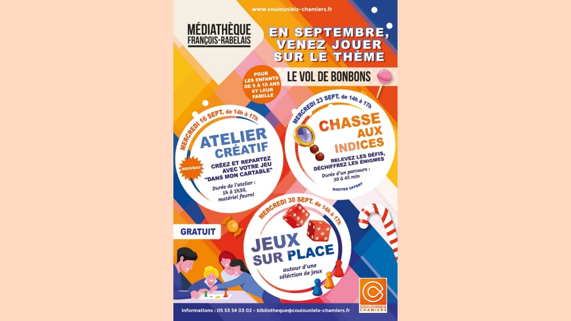 Atelier création de jeu "dans mon cartable"