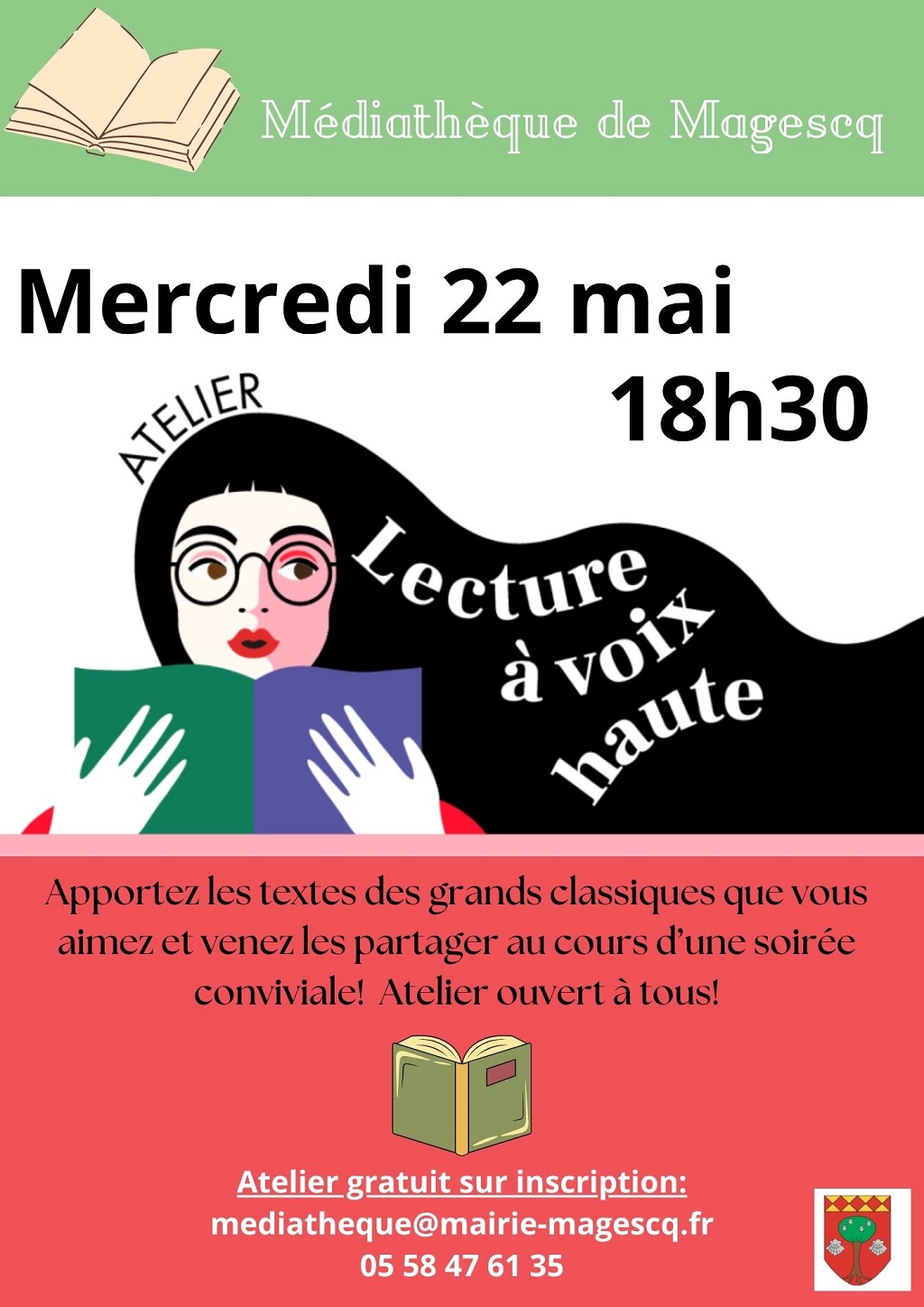 Atelier Lecture à Haute Voix — visuel événement