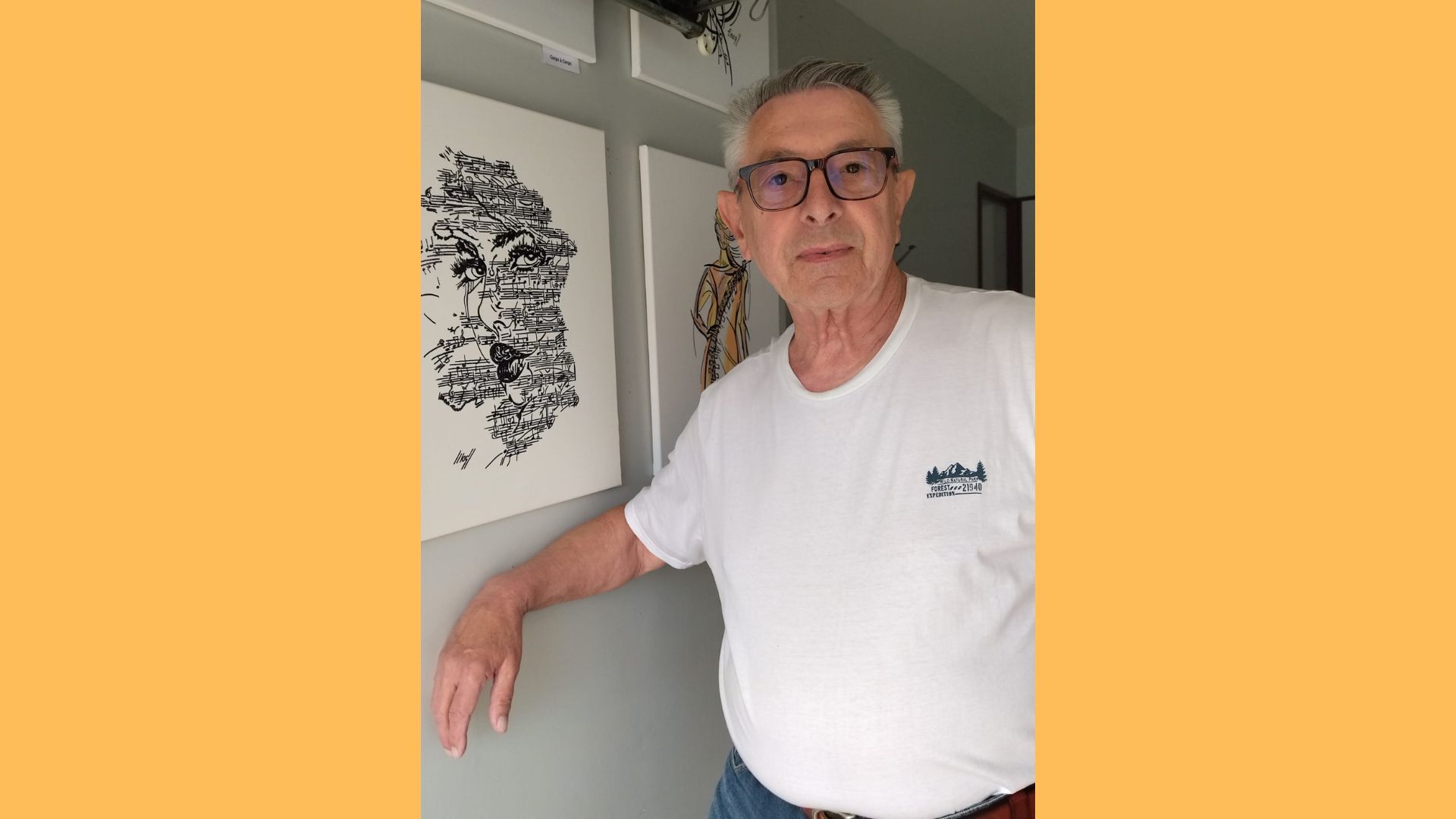 Exposition d'oeuvres musicales de Francis Magy — visuel événement