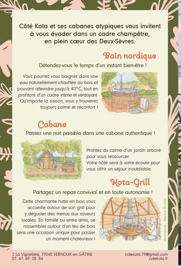 Cabane atypique Côté Kota, Vernoux-en-Gâtine