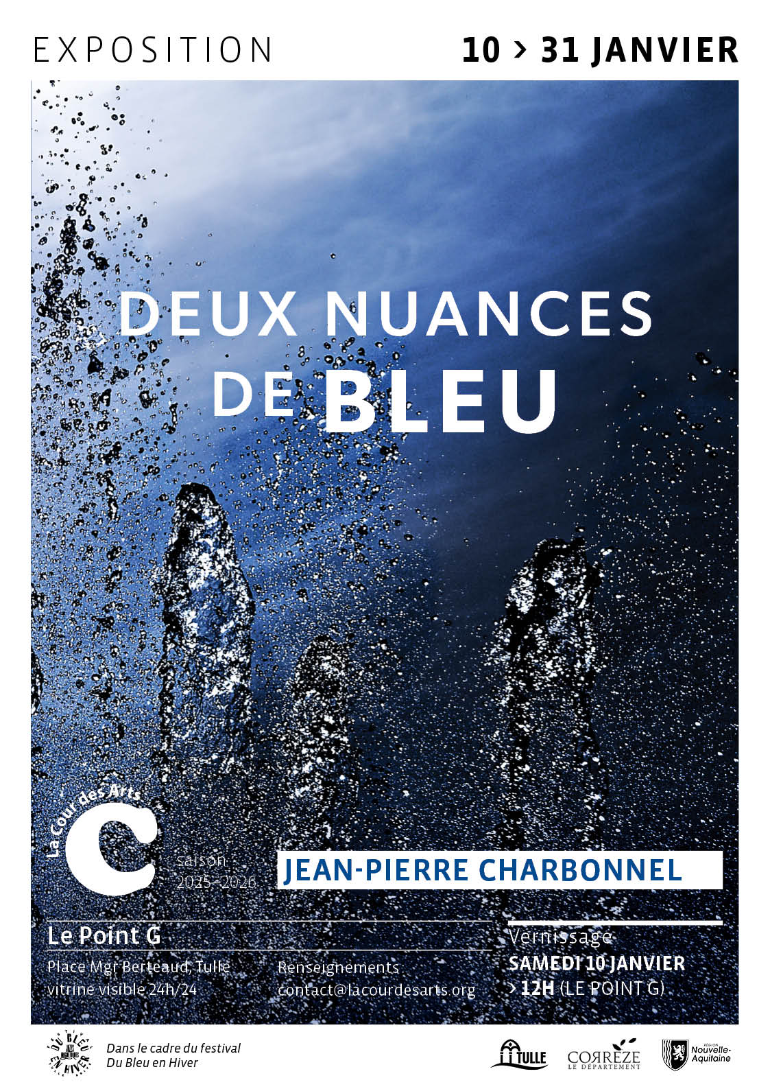 La Cours des Arts : Exposition Deux nuances de Bleu