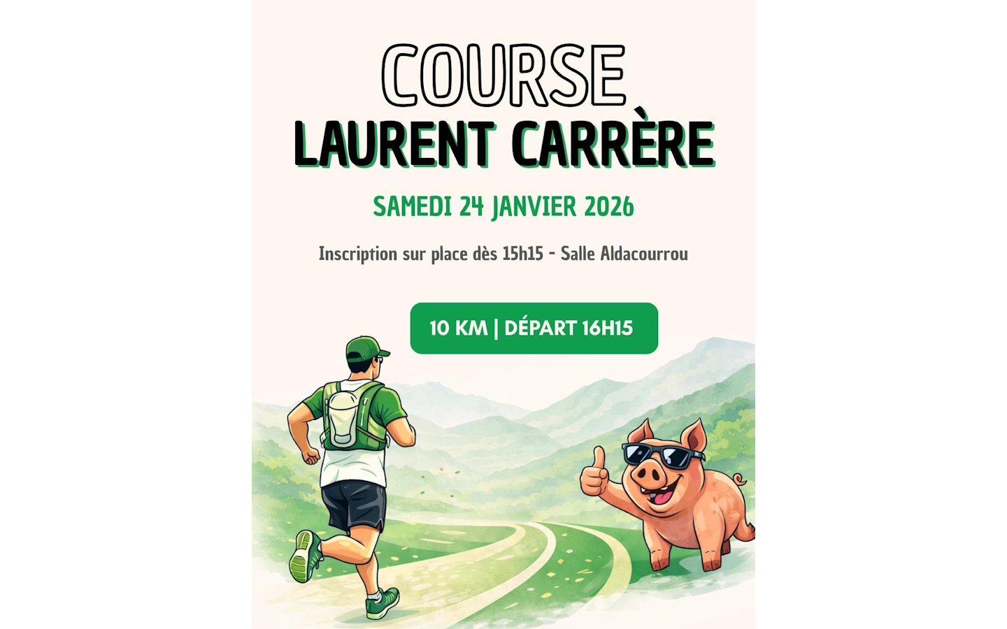 Course et repas cochon de lait d'Arrauntz, Ustaritz