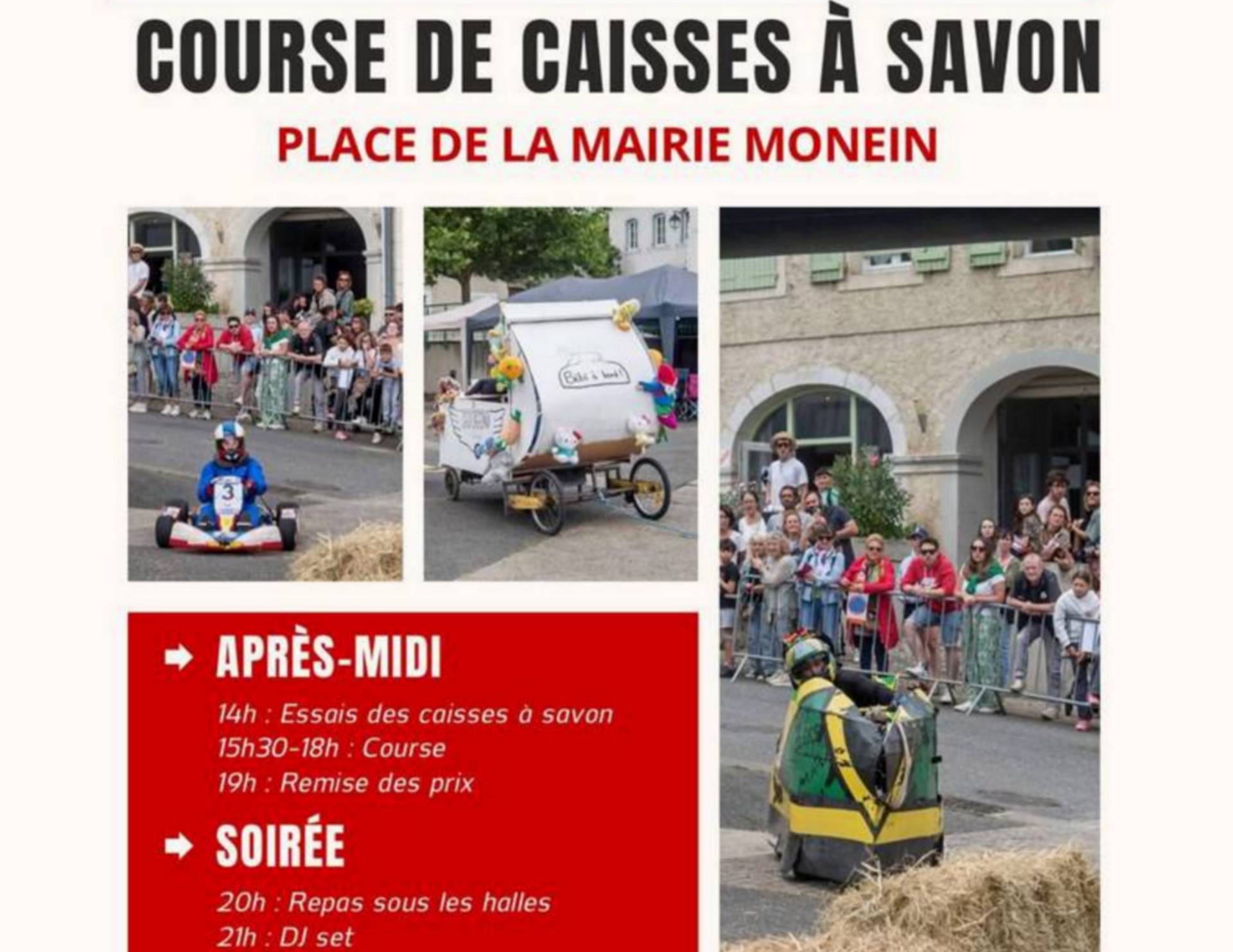 Course de caisses à savon — visuel événement