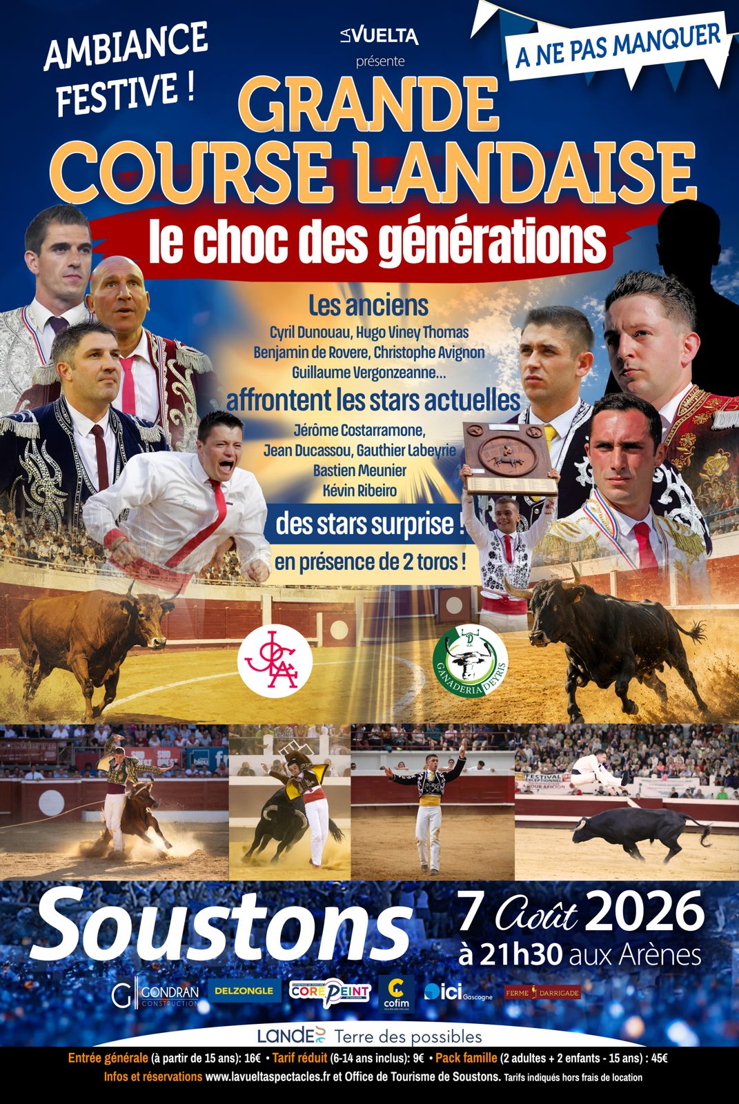 Course Landaise des fêtes