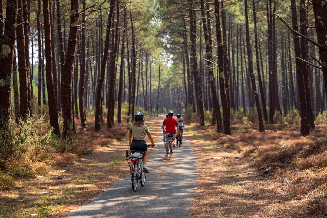 Boucle vélo-train entre Bordeaux, Médoc et Bassin d’Arcachon, Sainte-Hélène