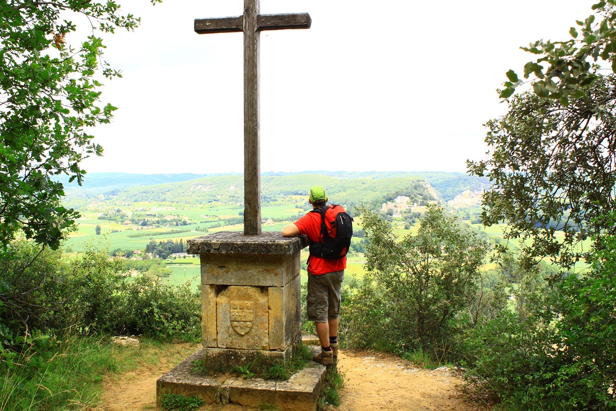 Point de vue sur la Dordogne , Croix de la mission  à Castelnaud, Castelnaud-la-Chapelle - photo 2