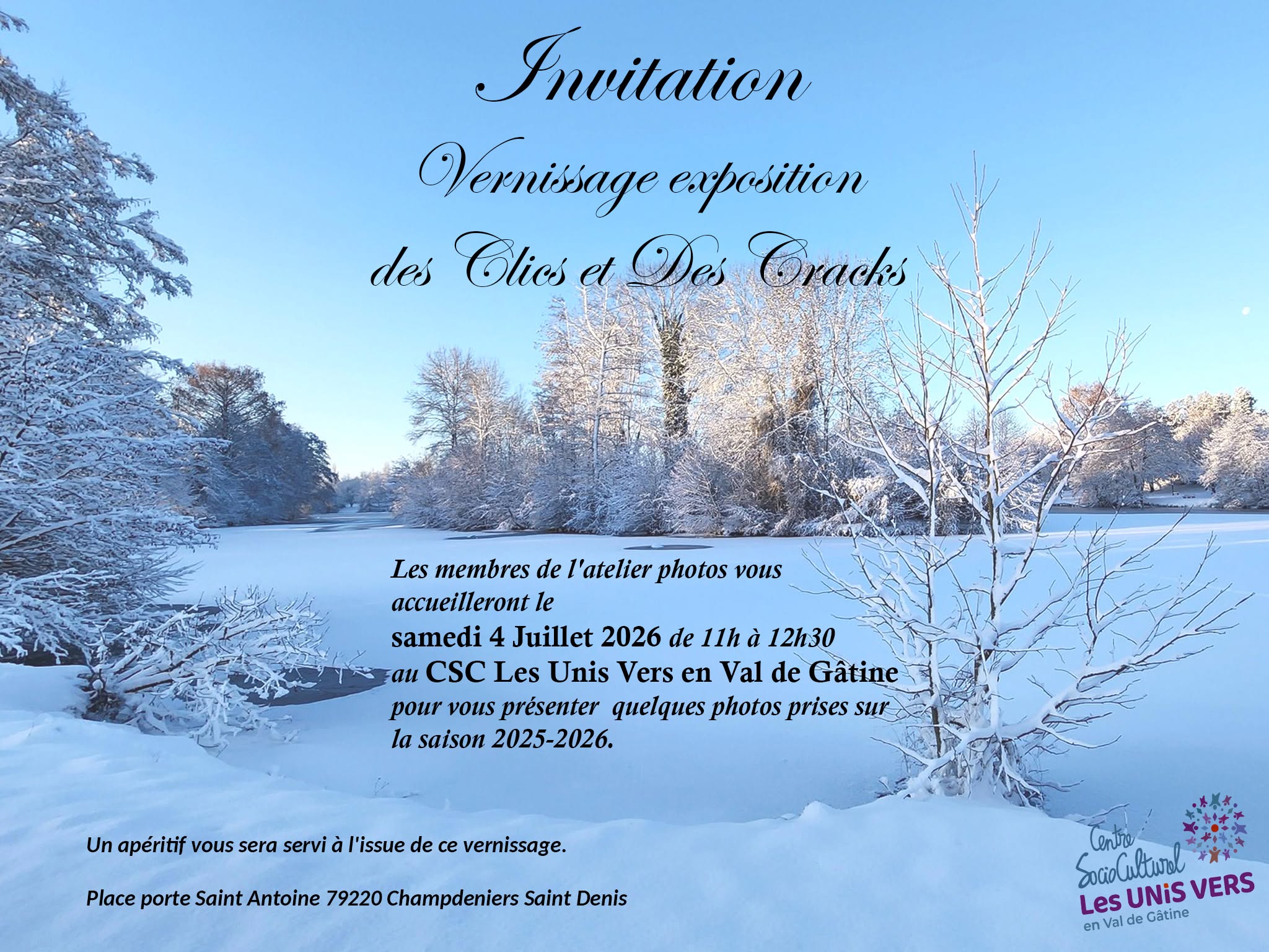 CSC : Vernissage de l'atelier photos