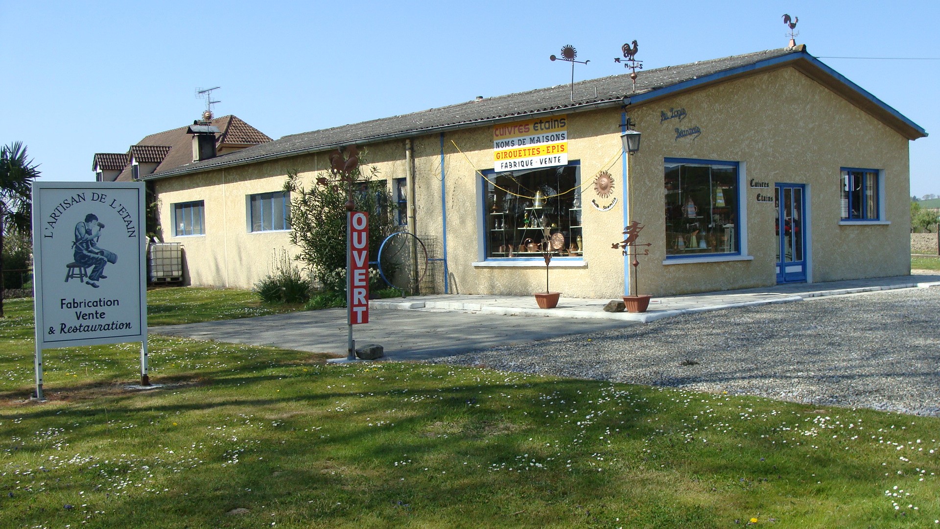 Cuivre et étain artisanal