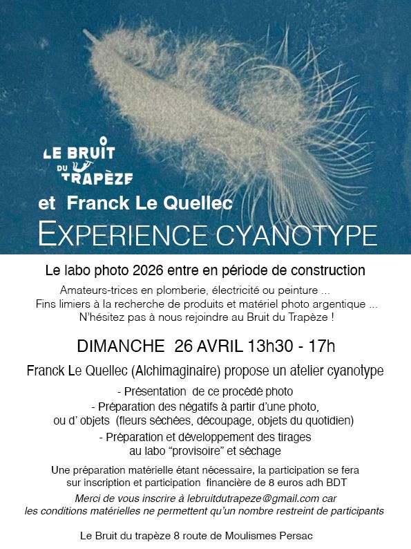 Atelier cyanotype — visuel événement