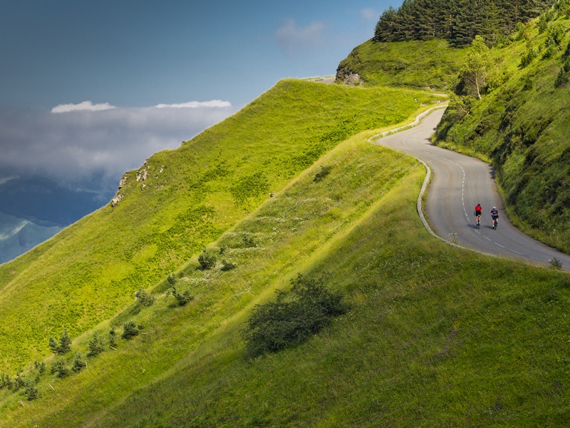 L'Aubisque la route du Tour (cyclotourisme)