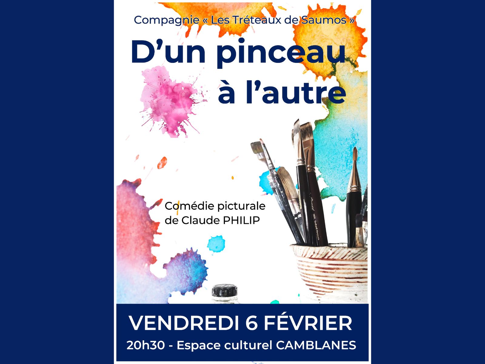 Pièce de théâtre "D'un pinceau à l'autre"
