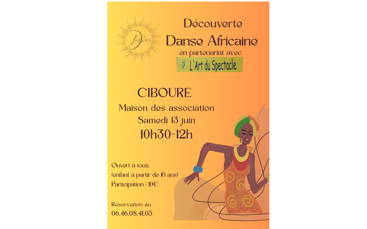 Découverte danse africaine — visuel événement