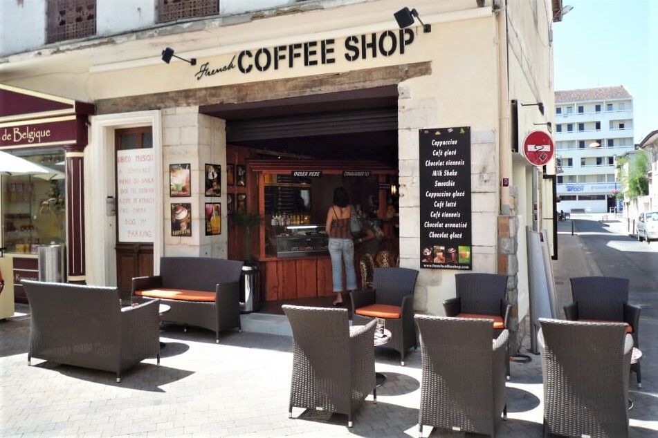 French coffee shop