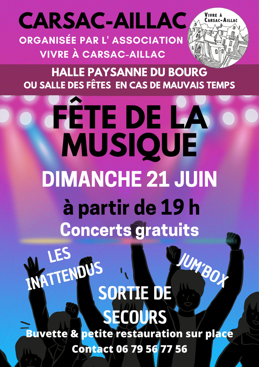 Fête de la musique à Carsac-Aillac