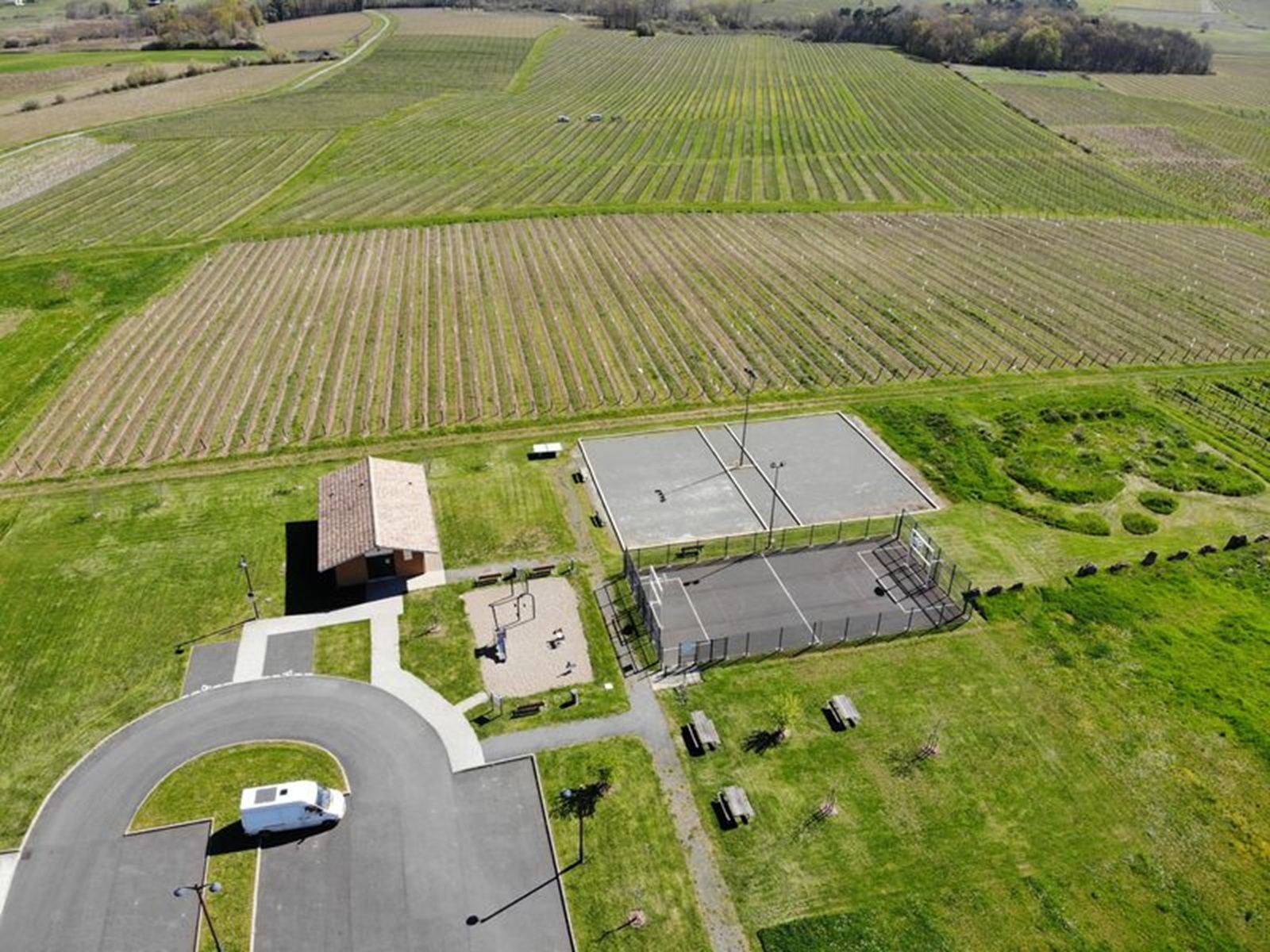 Aire de camping-cars de Gornac