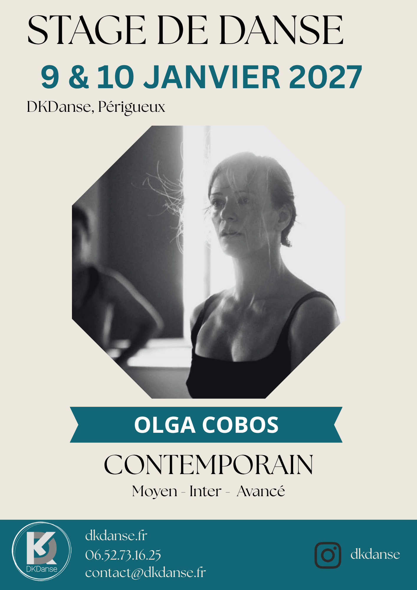 Stage Contemporain - Olga COBOS - DKDanse