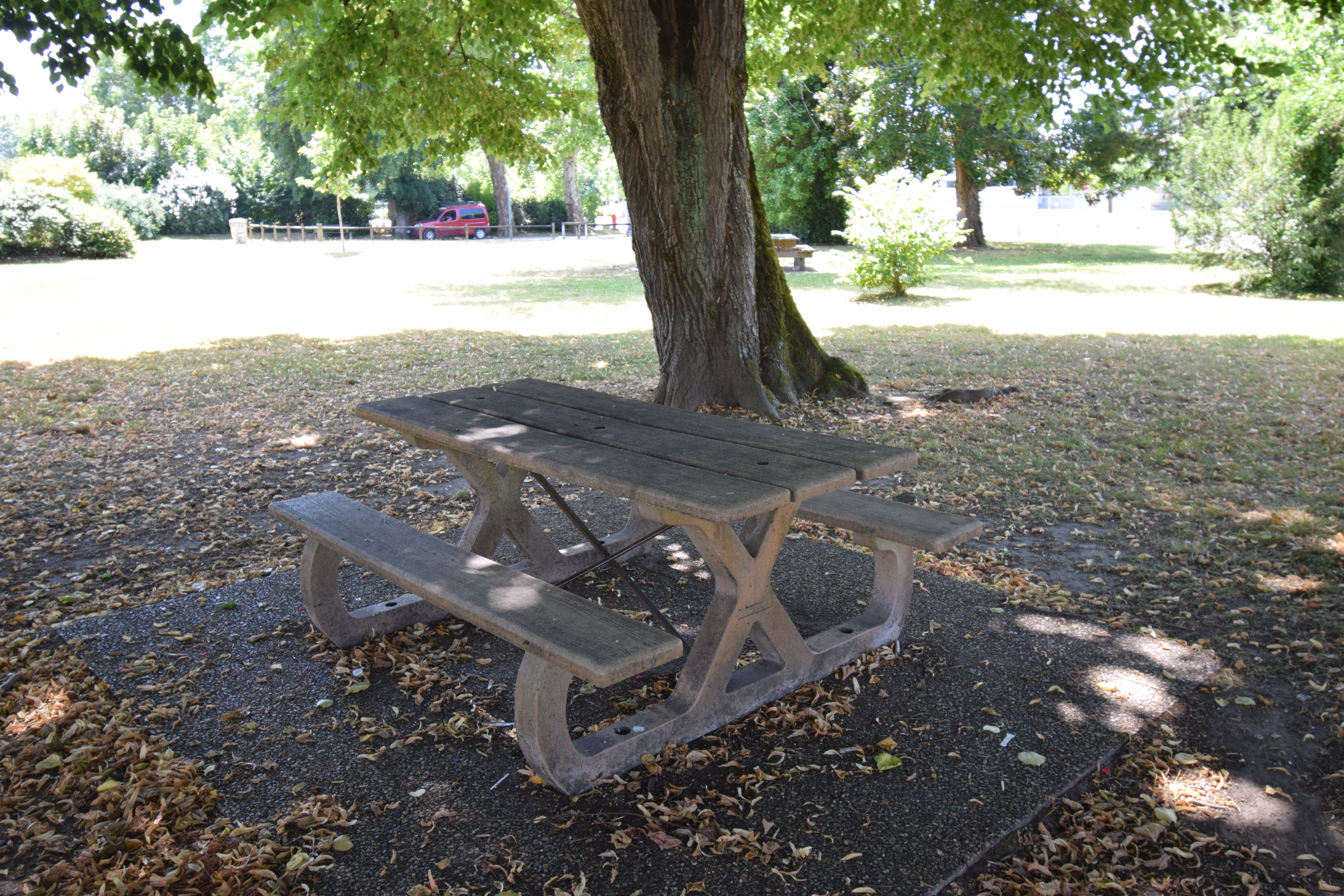 Aire de pique-nique du Parc de Mézières à Port-Sainte-Foy-et-Ponchapt