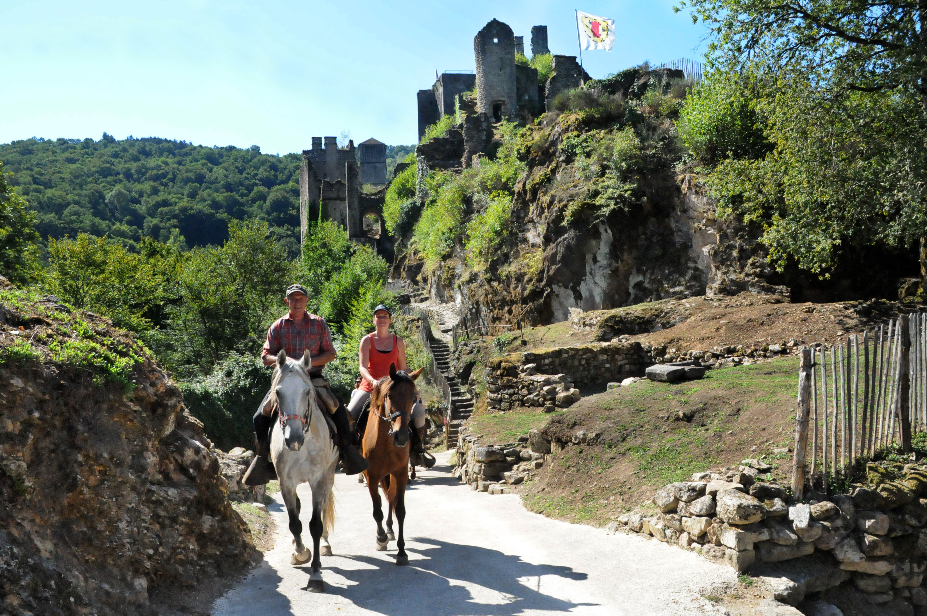 Boucle équestre en Corrèze Xaintrie et Haute vallée de la Dordogne, Monceaux-sur-Dordogne - photo 19