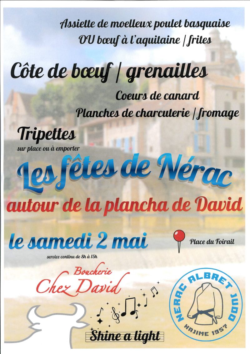 Les fêtes de Nérac autour de la Plancha de David — visuel événement