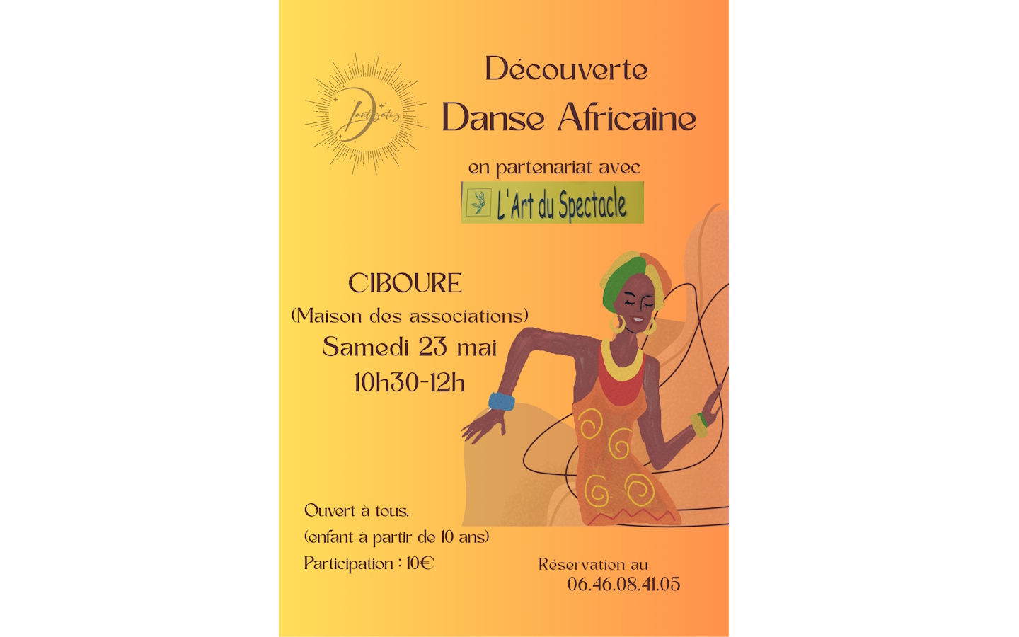 Découverte danse africaine — visuel événement