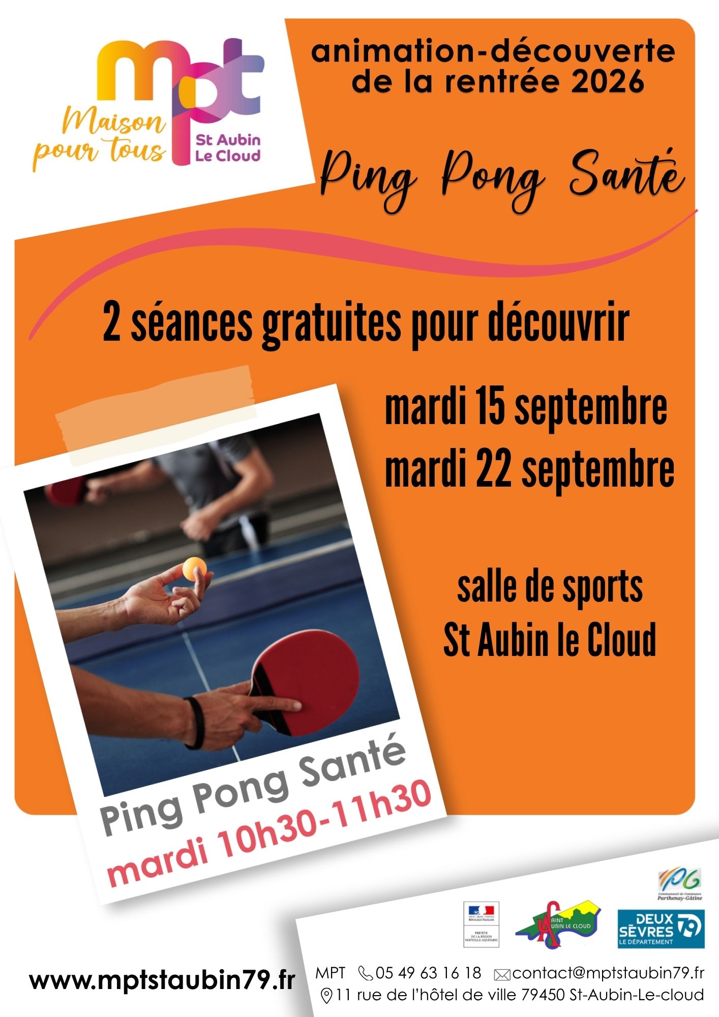 Découverte du Ping-Pong santé