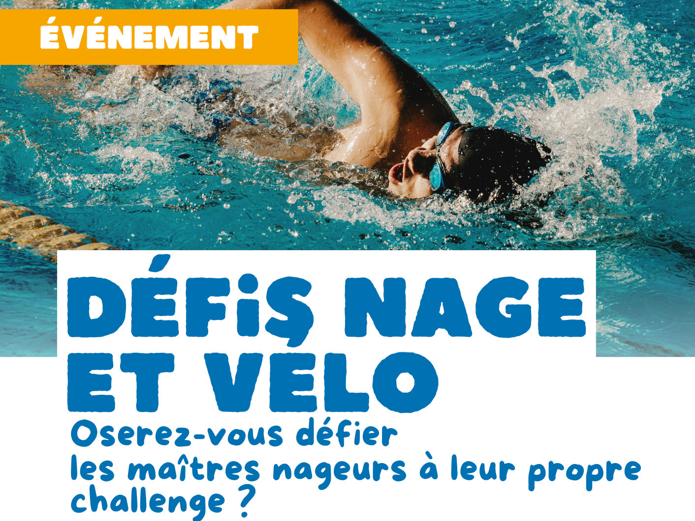 Défis nage et vélo - 20 ans Gatinéo