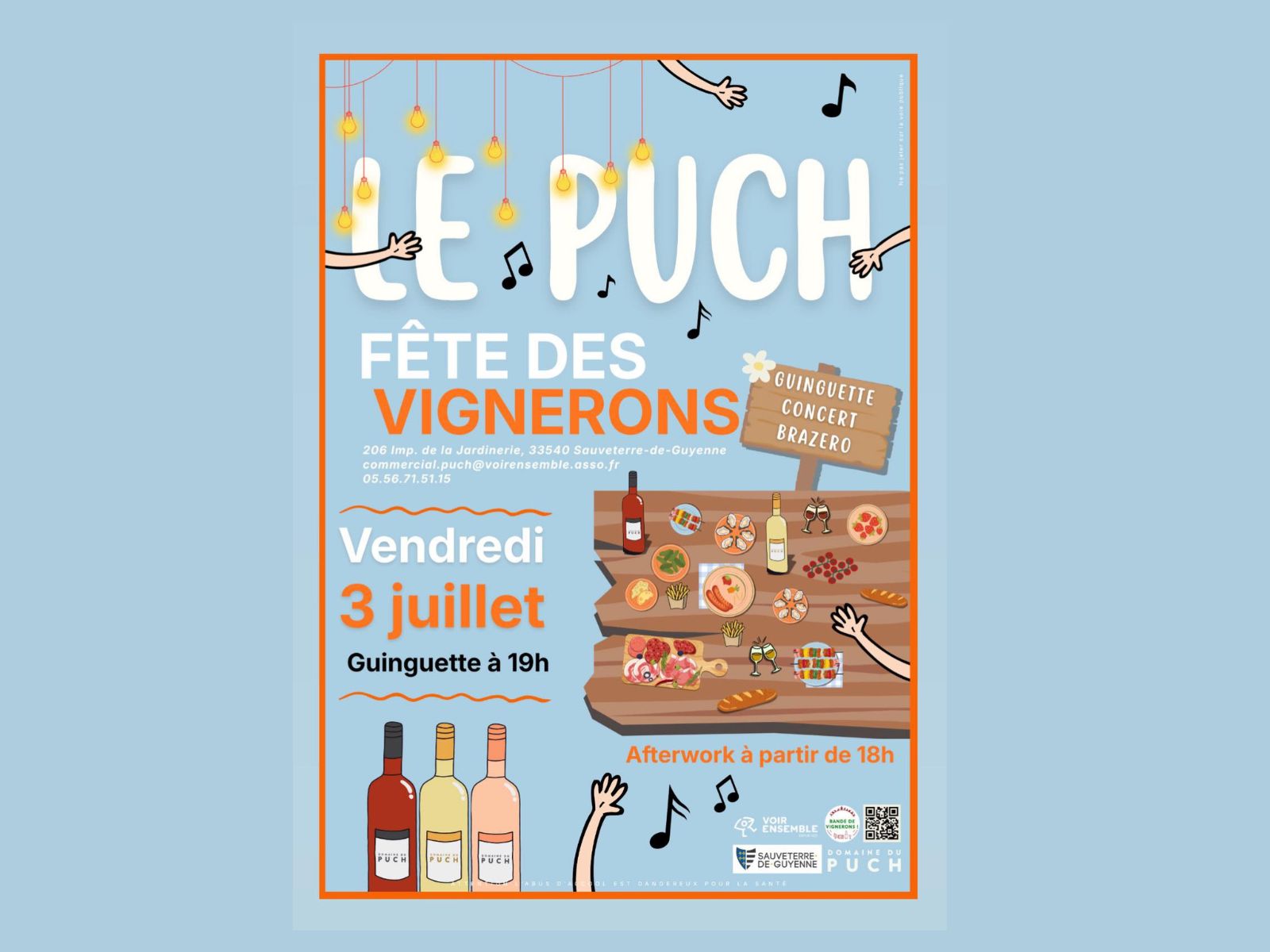 Fête des vignerons au Puch