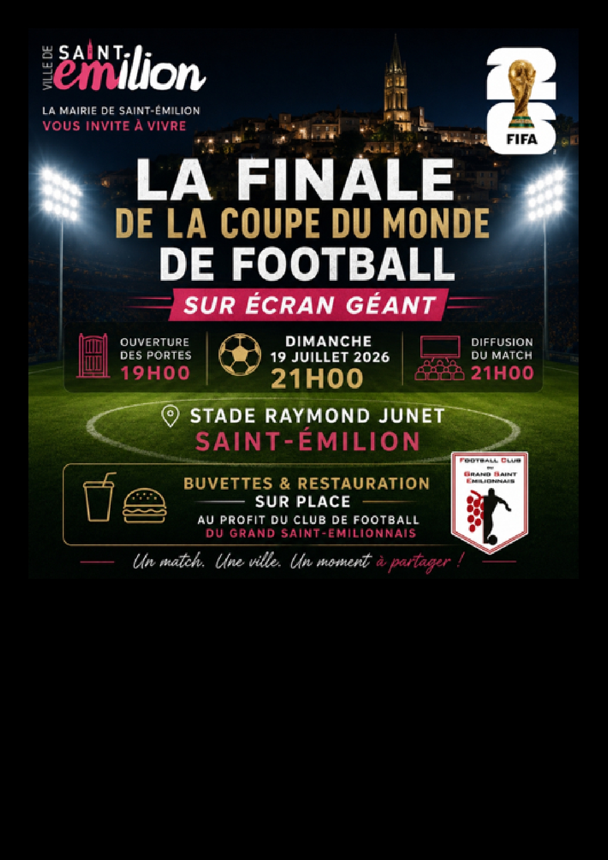 Retransmission de la finale de la coupe du monde de football