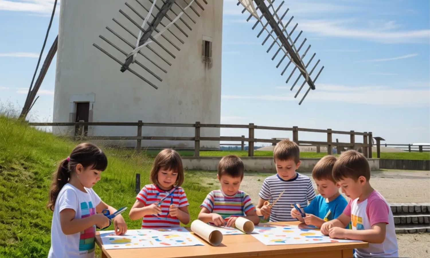 Atelier Enfant : fabrication de moulin