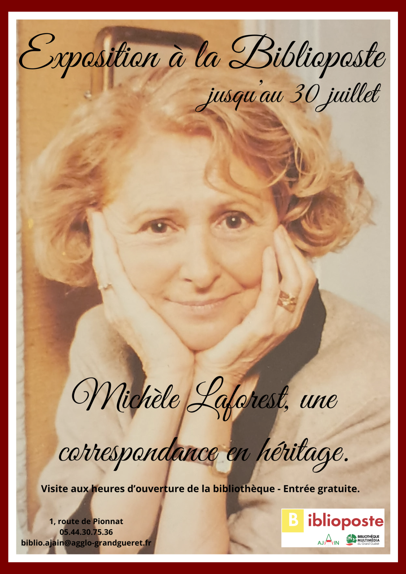 Exposition "Michèle Laforest, une correspondance en héritage"
