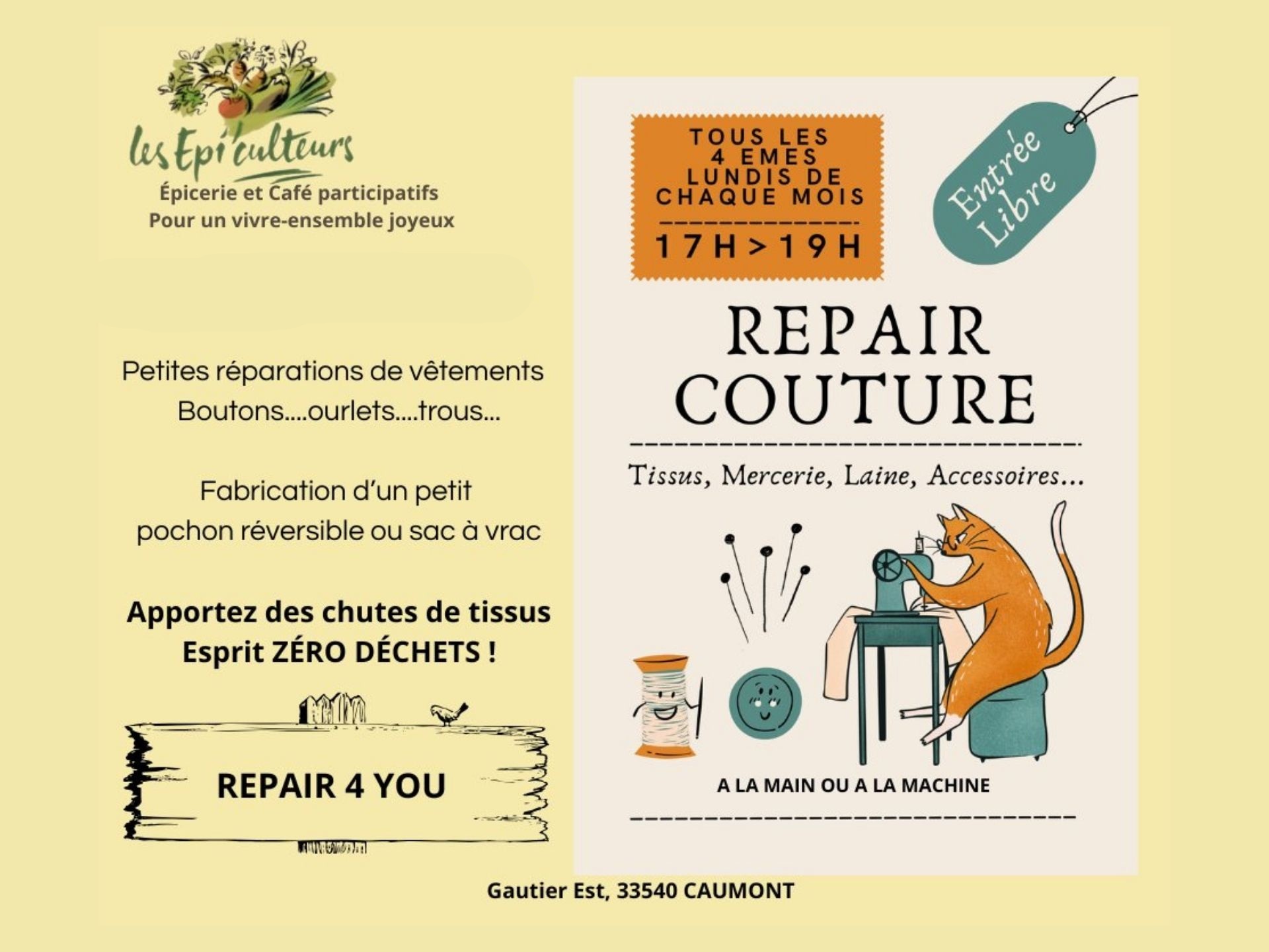 Atelier "Repair couture"