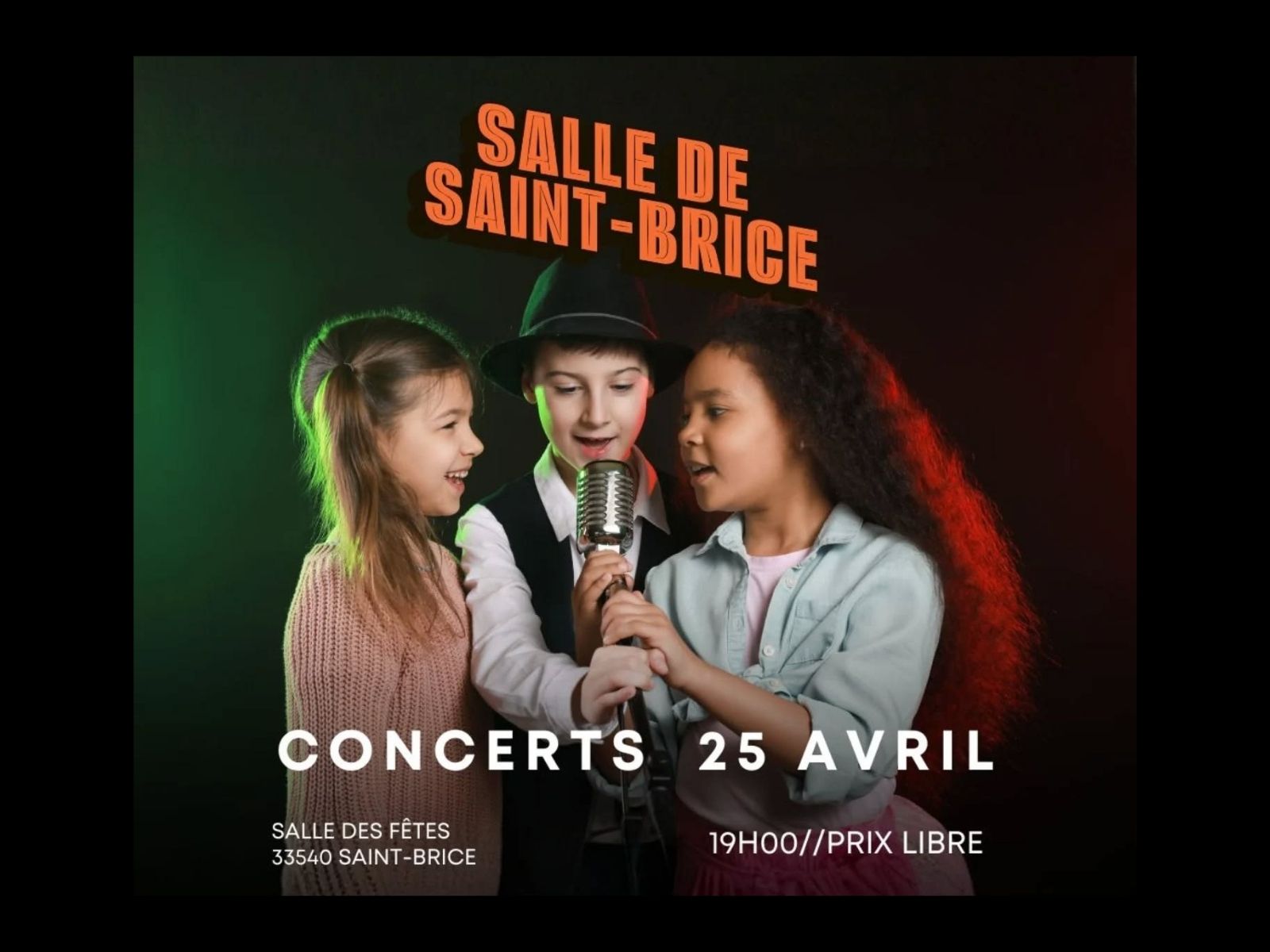 Concert des élèves de l'école de musique — visuel événement