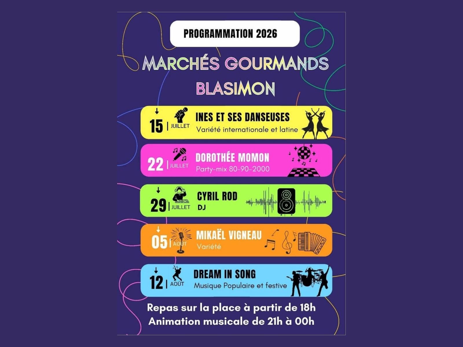 Marchés gourmands 2026 — visuel événement