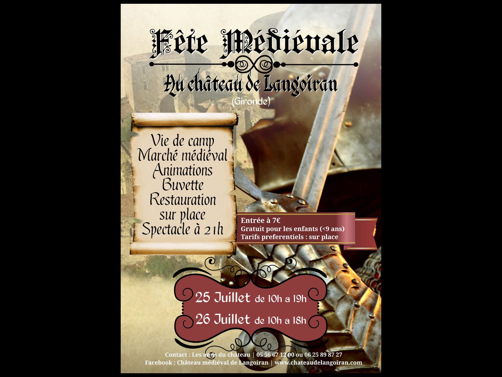 Journées médiévales et marché artisanal