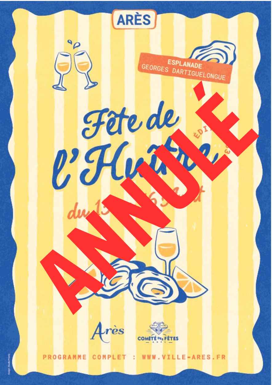 Annulé - Fête de l'huître 2026