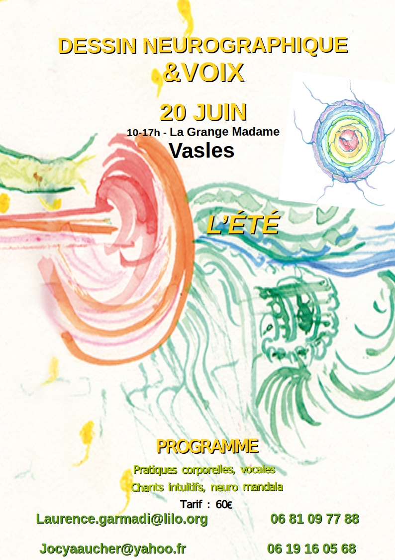 Dessin neurographique & Voix — visuel événement