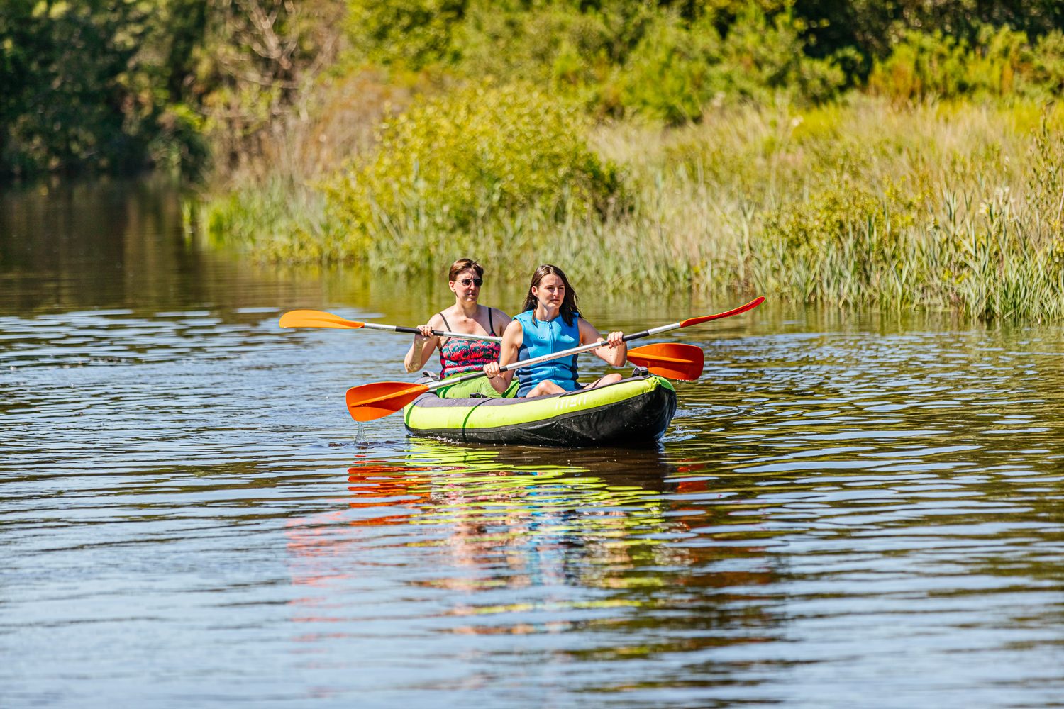 Canoë kayak et paddle sur le canal des étangs du Porge — photo 2
