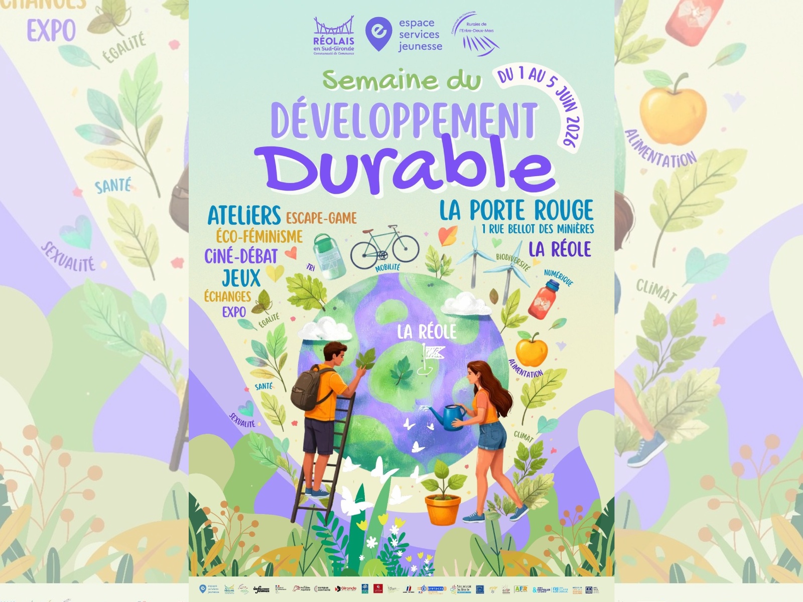 Semaine de l’Environnement & du Développement Durable à la Porte Rouge — visuel événement