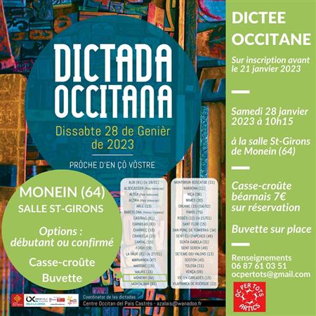 Dictée occitane Dictée occitane